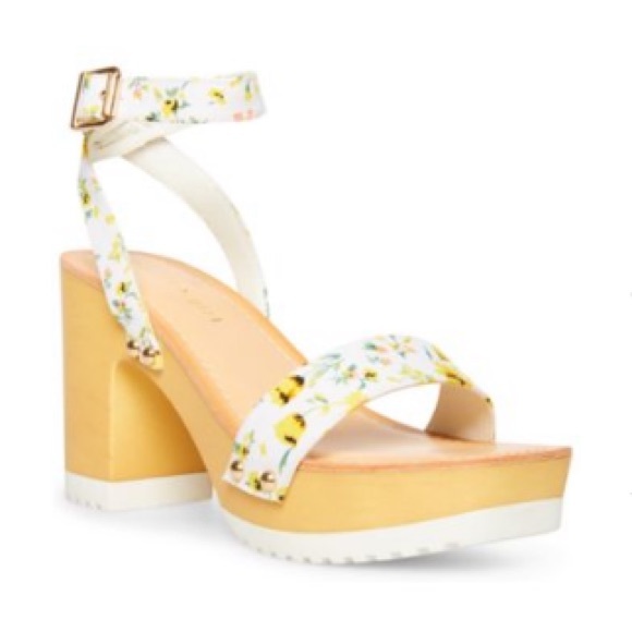 Madden Girl Caprise Wooden Platform Sandals - Picture 1 of 8
